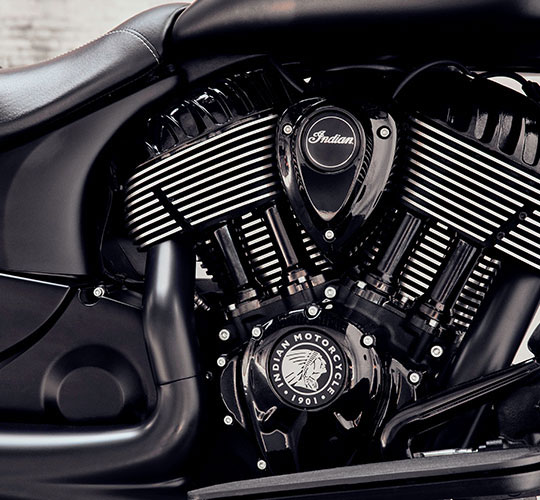 Motor de dois cilindros em V Thunder Stroke