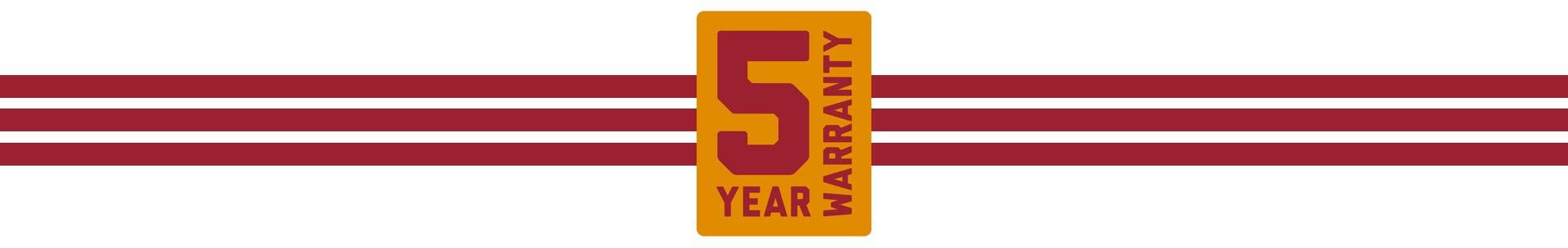 5 anos de garantia