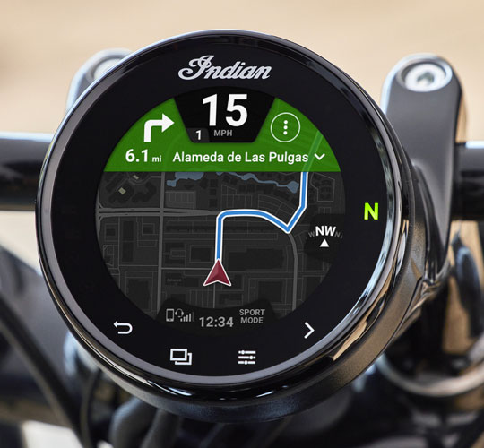 Ecrã Tátil Ride Command de 4”